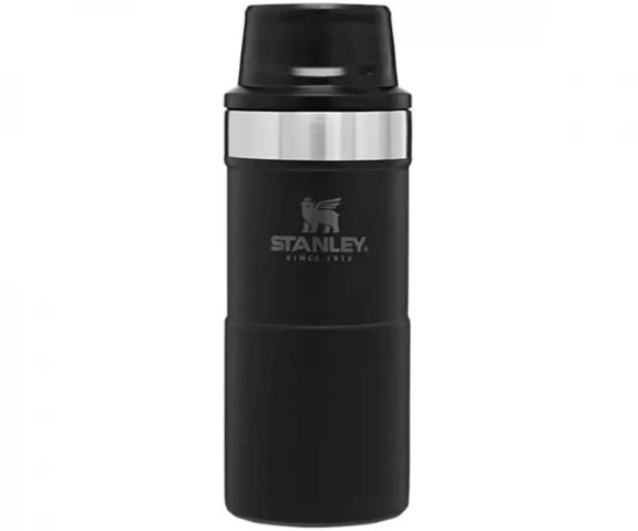 Фото Термокружка Stanley Classic Trigger-action Matte Black  350 мл