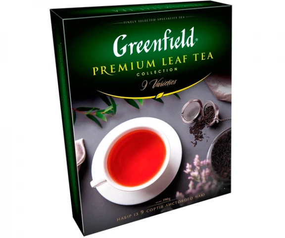 Фото Набор чая Greenfield Premium Leaf Tea Collection листовой 9 видов 390 г