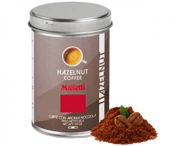 Фото Кофе Musetti Caffe Hazelnut молотый ж/б 125 г