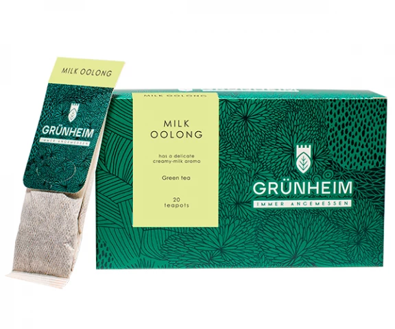 Фото Зеленый чай Grunheim Milk Oolong в пакетиках 20 шт
