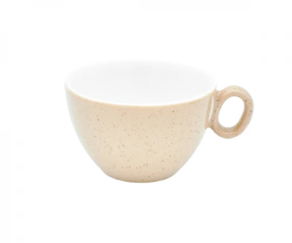 Фото Чашка с блюдцем для капучино INKER Luna (250мл/16 см) sabbia beige