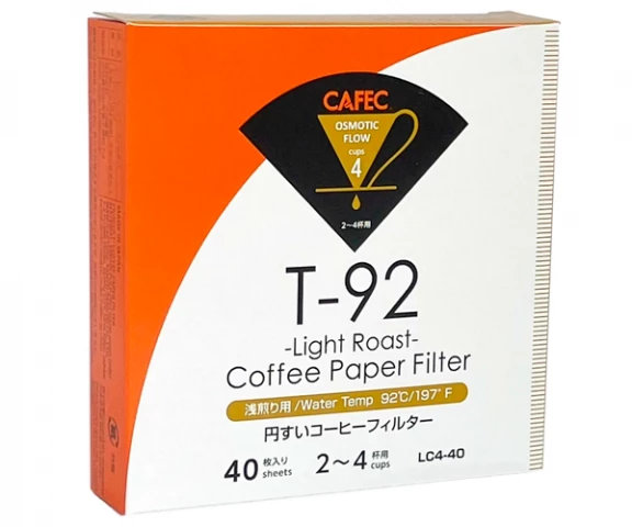 Фото Бумажные фильтры CAFEC Light Roast Cup4 белые 40 шт