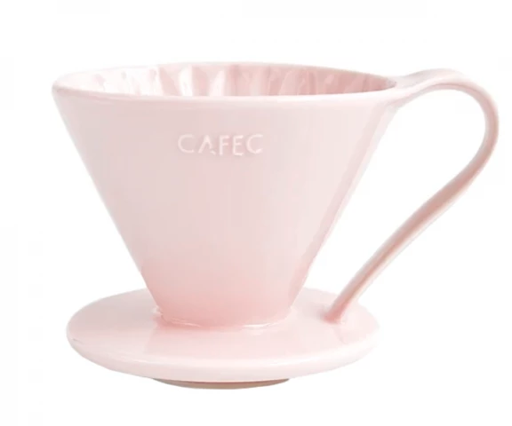 Фото Пуровер CAFEC керамический V60 Arita Ware Pink на 1-4 чашки