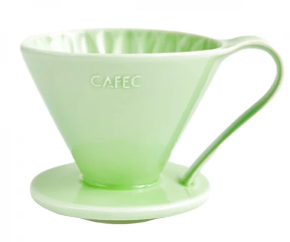 Фото Пуровер CAFEC керамический V60 Arita Ware Green на 1-4 чашки