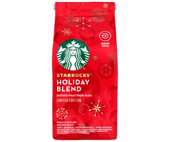 Фото Кофе Starbucks Holiday Blend молотый 190 г