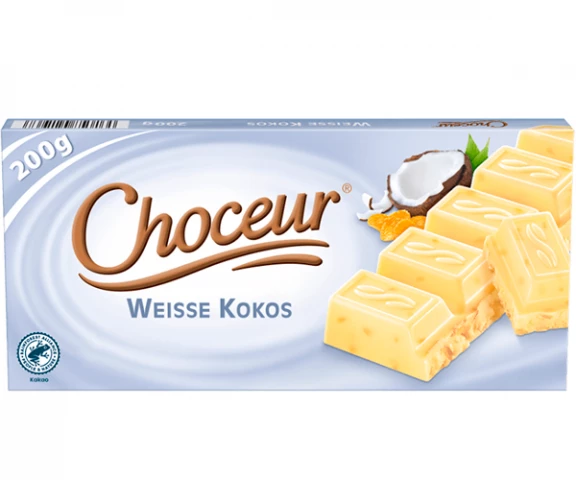 Фото Белый шоколад Choceur кокос 200 г