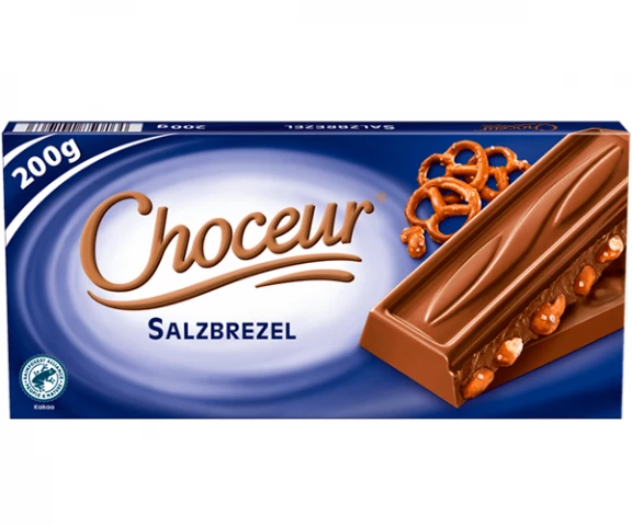 Фото Молочный шоколад Choceur Salzbrezel соленый крендель 200 г