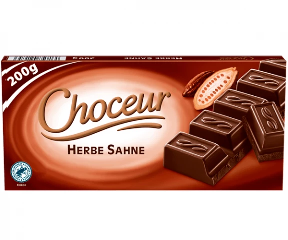 Фото Черный шоколад Choceur Herbe Sahne 200 г