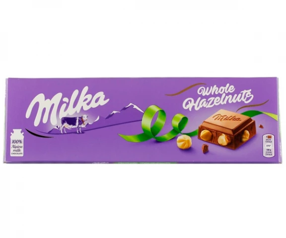 Фото Шоколад Milka Whole Hazelnuts 250 г