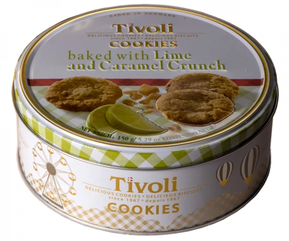 Фото Печенье Tivoli Tin сливочное лайм и карамель 150 г