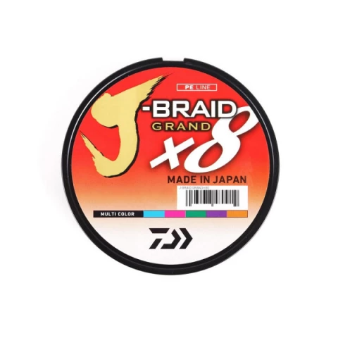 Фото Шнур Daiwa J-Braid Grand x8 Multicolor 150м 0.10мм