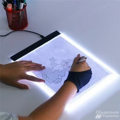 Фото Планшет световой Supretto с LED-подсветкой для рисования и копирования (5465)