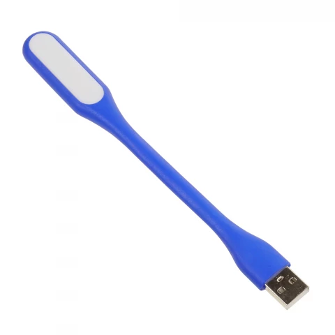 Фото Лампа USB Supretto для ноутбука мини, голубая (5164)