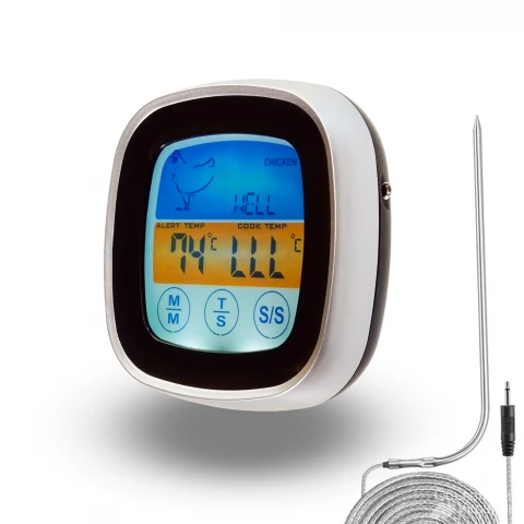 Фото Электронный термометр для мяса Supretto с ЖК дисплеем (5982)