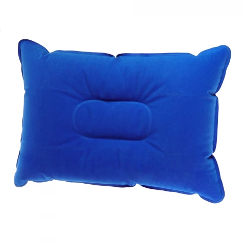 Фото Надувная подушка Supretto для кемпинга, синяя (5991)