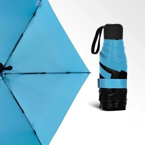 Фото Зонт Supretto Pocket Umbrella, голубой (5072)