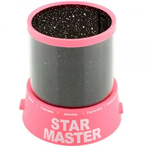 Фото Ночник - проектор Supretto Star Master от USB, розовый (5440)