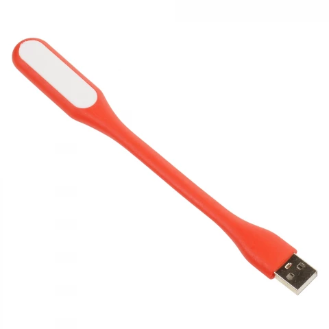 Фото Лампа USB Supretto для ноутбука мини, красная (5164)