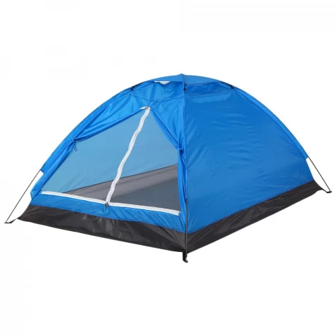 Фото Палатка для кемпинга Supretto двухместная, голубая (6023)