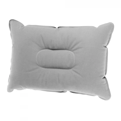 Фото Надувная подушка Supretto для кемпинга, серая (5991)