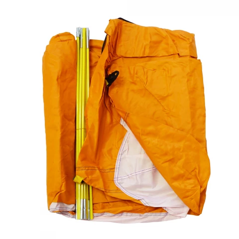 Фото Палатка для кемпинга Supretto двухместная, мятно-оранжевый (6023)