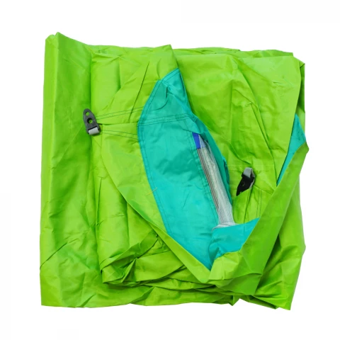 Фото Палатка для кемпинга Supretto двухместная, мятно-зеленая (уценка)