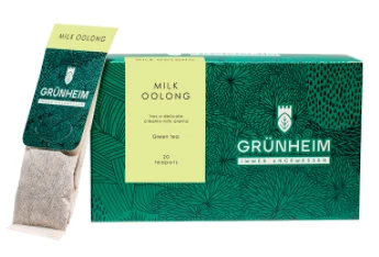 Фото Чай зеленый пакетированный Grunheim Milk Oolong 20 шт