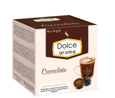 Фото Шоколад в капсулах Dolce Aroma CIOCCOLATO Dolce Gusto (16 шт)