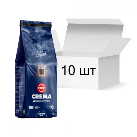 Фото Ящик кофе в зернах Trevi Crema 1 кг х 10 шт