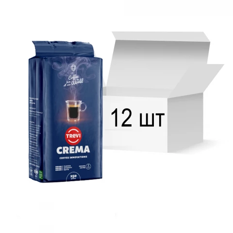 Фото Ящик молотого кофе Trevi Crema 250 г х 12 шт