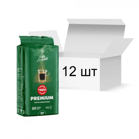 Фото Ящик молотого кофе Trevi Premium 250 г х 12 шт