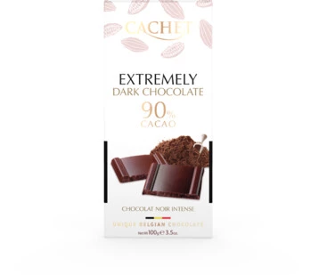 Фото Шоколад черный Cachet Extremely 90% какао 100 г