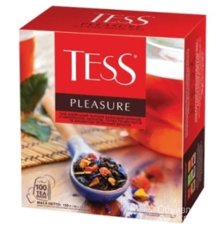 Фото Чай черный пакетированный TESS Pleasure (100 x 1.8 г)