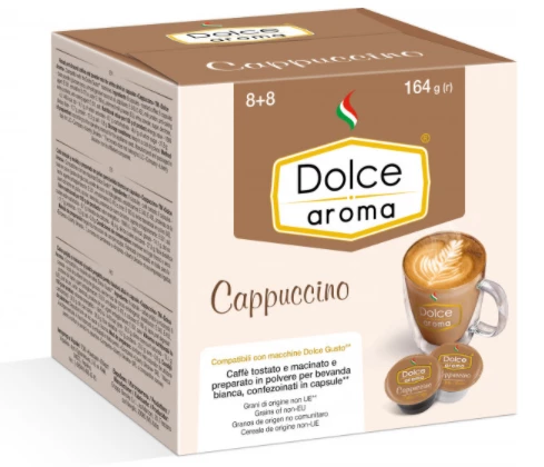 Фото Кофе в капсулах Dolce Aroma CAPPUCCINO Dolce Gusto (16 шт)