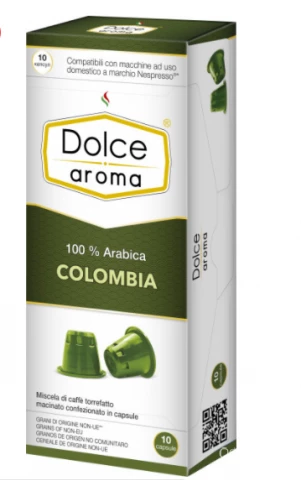 Фото Кофе в капсулах Dolce Aroma Colombia Nespresso (10 шт)
