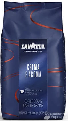 Фото Кофе в зернах Lavazza Crema е Aroma Espresso 6 кг (ящик) 368 грн за кг