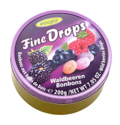 Фото Леденцы Woogie Fine Drops со вкусом лесной ягоды 200 г