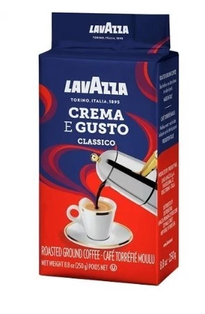 Фото Кофе молотый Lavazza Crema e gusto Classico  250 г