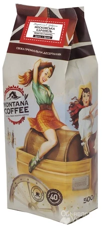 Фото Кофе в зёрнах Montana Coffee Карамель 500 г