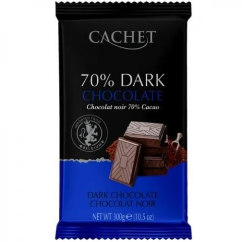 Фото Шоколад черный Cachet 70% какао 300 г