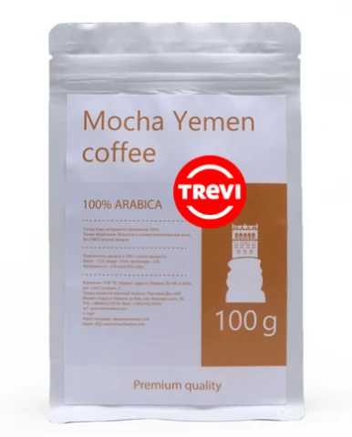Фото Кофе в зёрнах Trevi Арабика Mocha Yemen 100 г