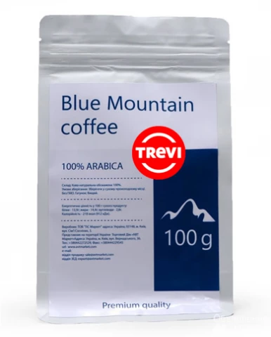 Фото Кофе в зёрнах Trevi Арабика Blue Mountain 100 г
