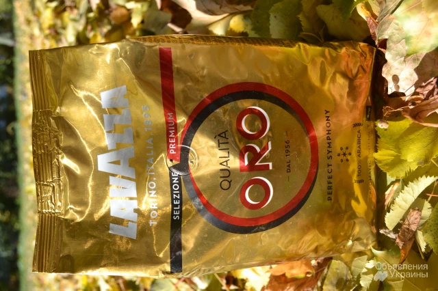 Фото Кофе в зернах Lavazza Oro 1 кг Лавацца Оро