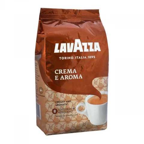 Фото Кофе в зернах Lavazza Crema e Aroma 1 кг Лавацца Крема е арома