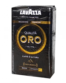 Фото Молотый кофе Lavazza Oro Black 250 г Лавацца Оро Блэк Дарк
