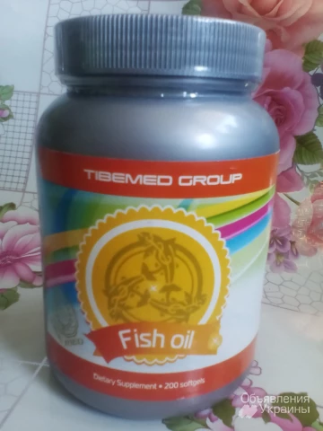 Фото Рыбий жир тибетского озёрного лосося Fish oil. 200 капсул